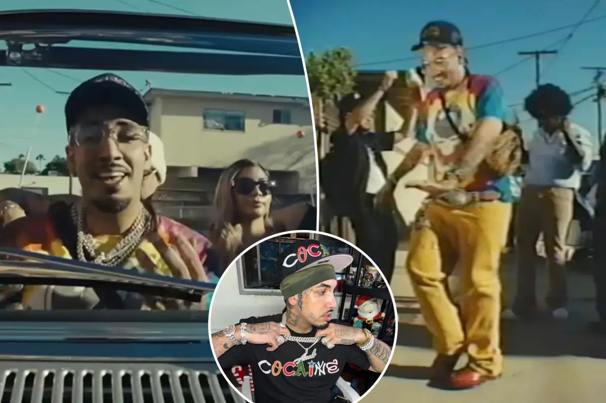 Rapper Fenix Flexin saat memberikan klarifikasi mengenai tuduhan penggunaan AI pada lagunya.