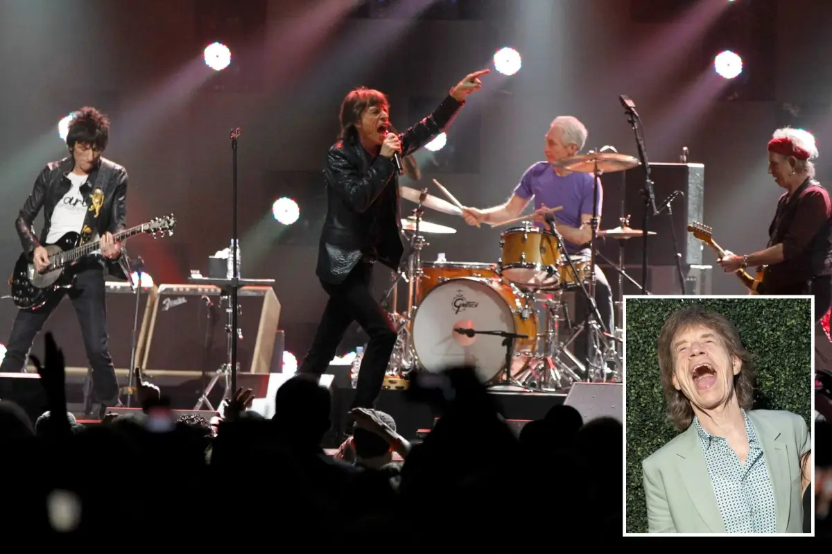 Mick Jagger dan tunangannya Melanie Hamrick saat menghadiri Festival Napa Valley.