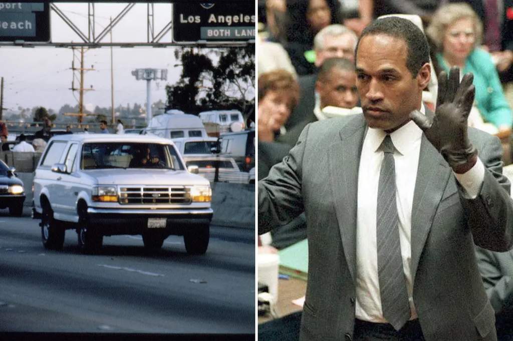 Ilustrasi mobil putih yang identik dengan kasus masa lalu OJ Simpson.