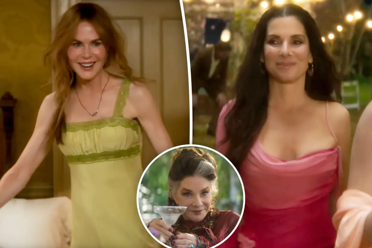 Sandra Bullock dan Nicole Kidman dalam film Practical Magic 2