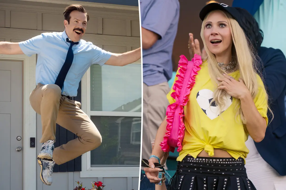 Aktor Jason Sudeikis sebagai Ted Lasso dalam serial Ted Lasso Season 4