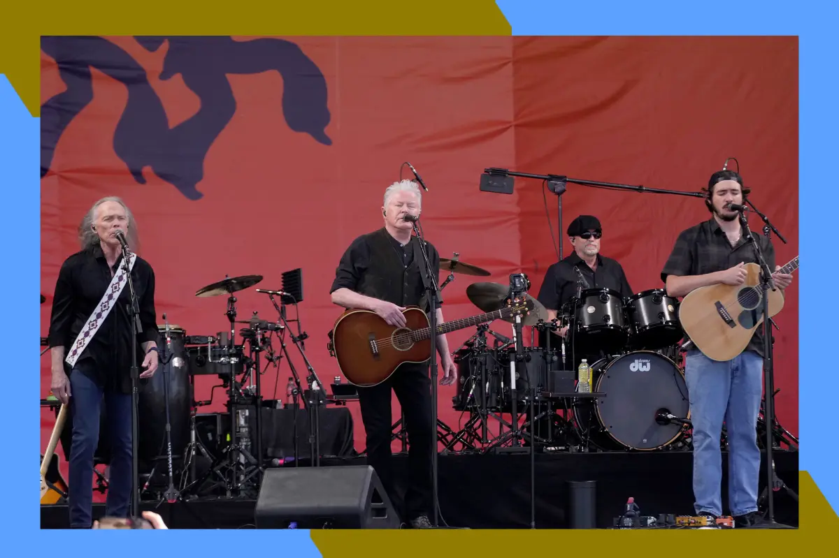 The Eagles tampil memukau di panggung Sphere Las Vegas dengan latar visual megah.