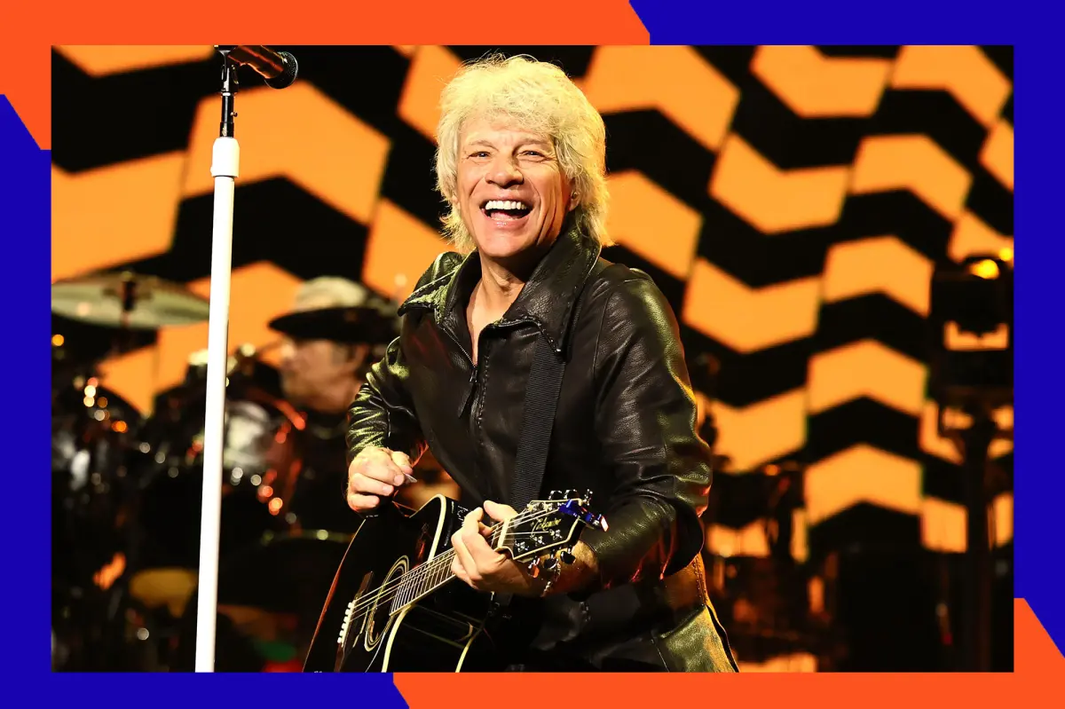 Aksi panggung legendaris Bon Jovi dalam rangkaian konser Forever Tour 2026.